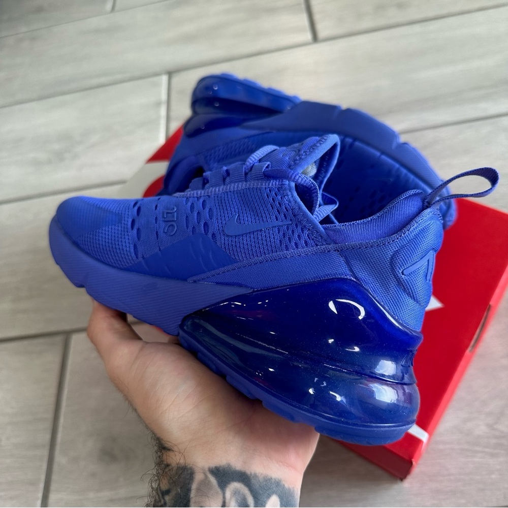 NIKE AIR MAX 270 BLUE - Picture 3 of 3